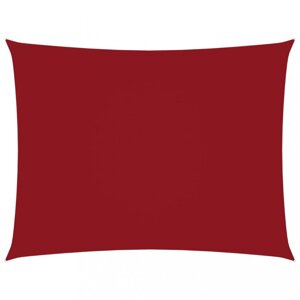 Tieniaca plachta obdĺžniková 2 x 2,5 m oxfordská látka Dekorhome Červená