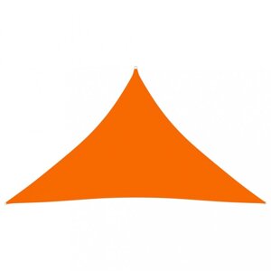 Tieniaca plachta trojuholníková 3,5 x 3,5 x 4,9 m oxfordská látka Dekorhome Oranžová