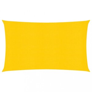 Tieniaca plachta obdĺžniková HDPE 2,5 x 3,5 m Dekorhome Žltá