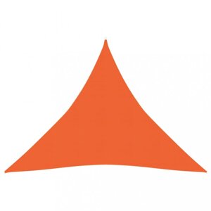TTieniaca plachta trojuholníková HDPE 3 x 3 x 3 m Dekorhome Oranžová