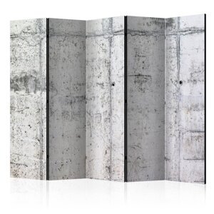 Paraván Concrete Wall Dekorhome 225x172 cm (5-dielny)