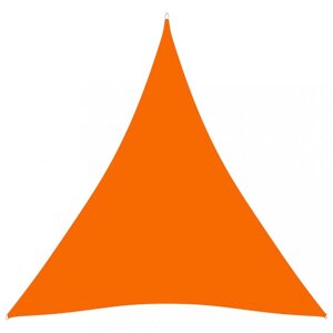 Plachta proti slnku oxfordská látka trojuholník 3,6 x 3,6 x 3,6 m Dekorhome Oranžová
