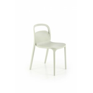 Stohovateľná jedálenská stolička K490 Halmar Svetlozelená