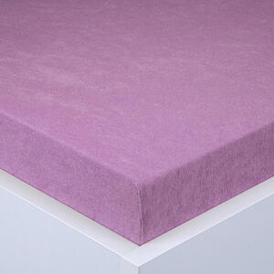 Napínacia plachta na posteľ froté EXCLUSIVE fialová