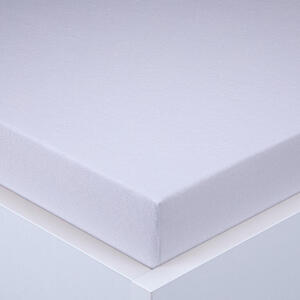 Napínacia plachta na posteľ froté EXCLUSIVE biela sada 2 ks 90 x 200 cm