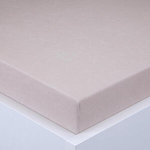 Napínacia plachta na posteľ froté EXCLUSIVE latté 90 x 200 cm