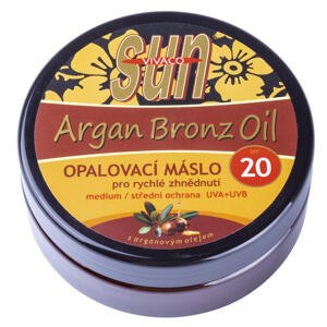 Opaľovacie maslo s arganovým olejom SPF 20 200 ml