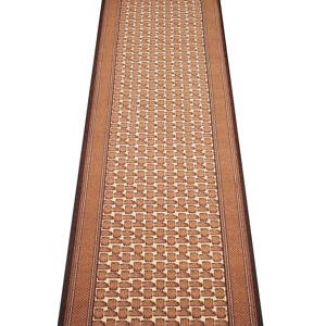 Kusový koberec GRENOBLE hnedá 67 x 150 cm