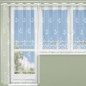 Hotová žakárová záclona GLORIA - balkónový komplet