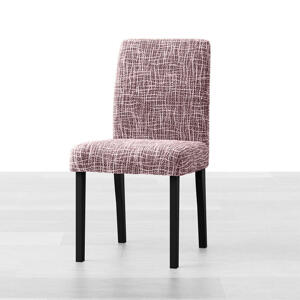 Bielastické poťahy GRAFITI NOVÉ gaštanovo hnedé stoličky s operadlom 2 ks (45 x 45 x 50 cm)