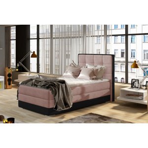 Luxusná posteľ BONAMI ružová pravá