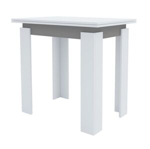 LILY rozkladací jedálenský stôl, biela-antracit