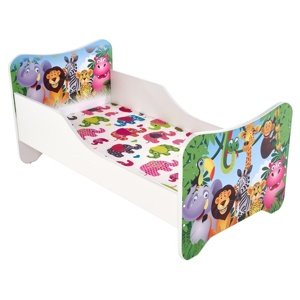Sconto Detská posteľ s matracom HOPPY viacfarebná, 70x140 cm